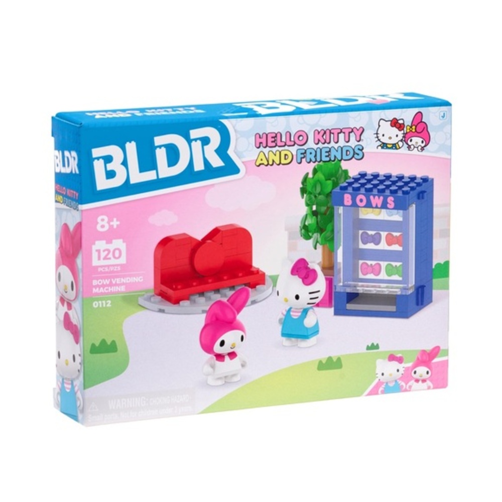 BLDR nwt Hello Kitty and Friends Bow Vending Machine Building Set 0112
